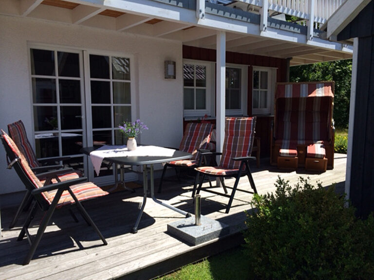 Terrasse Deichkieker, ein sonniges Plätzchen