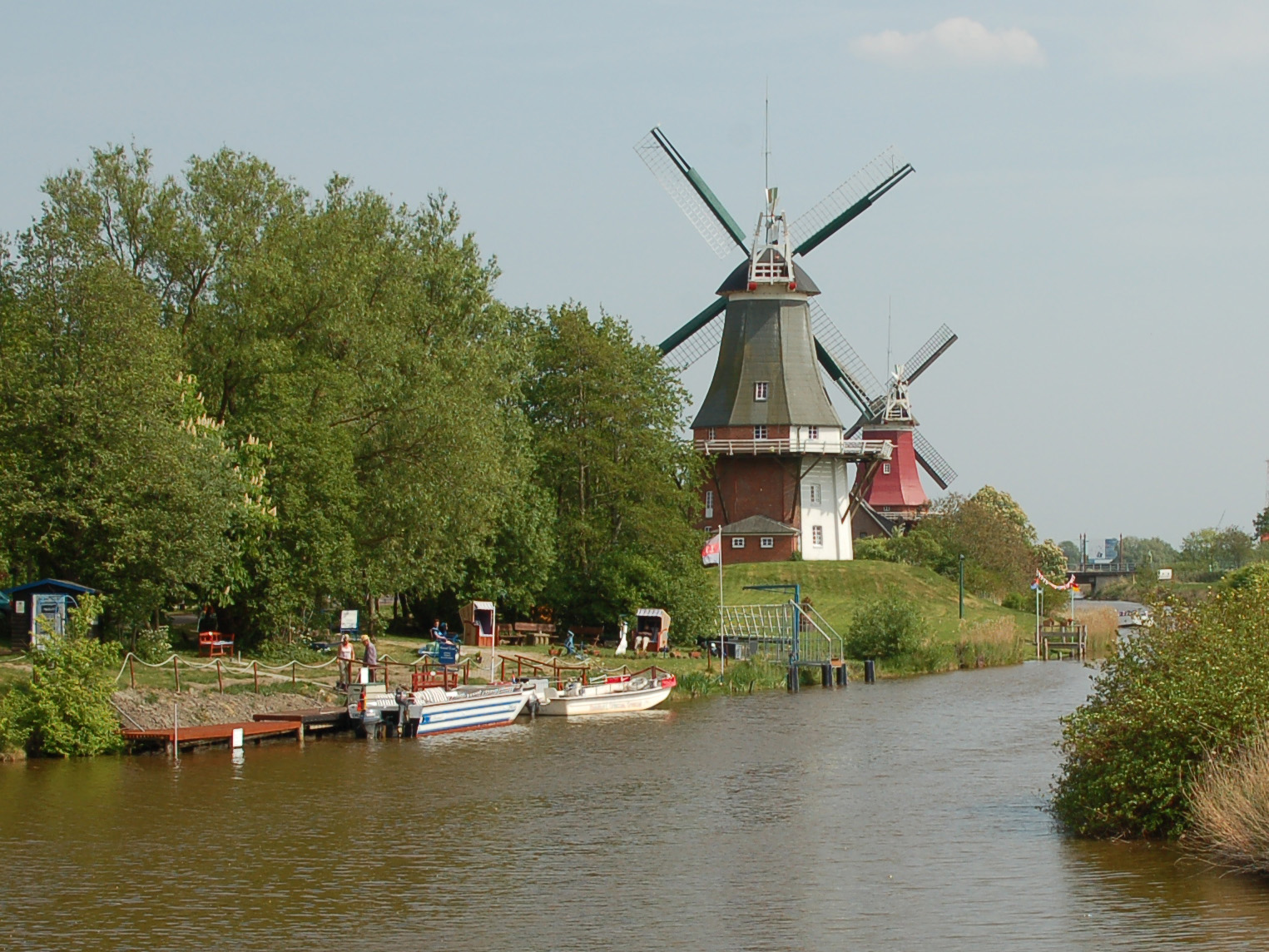 Die Zwillingsmühlen in Greetsiel